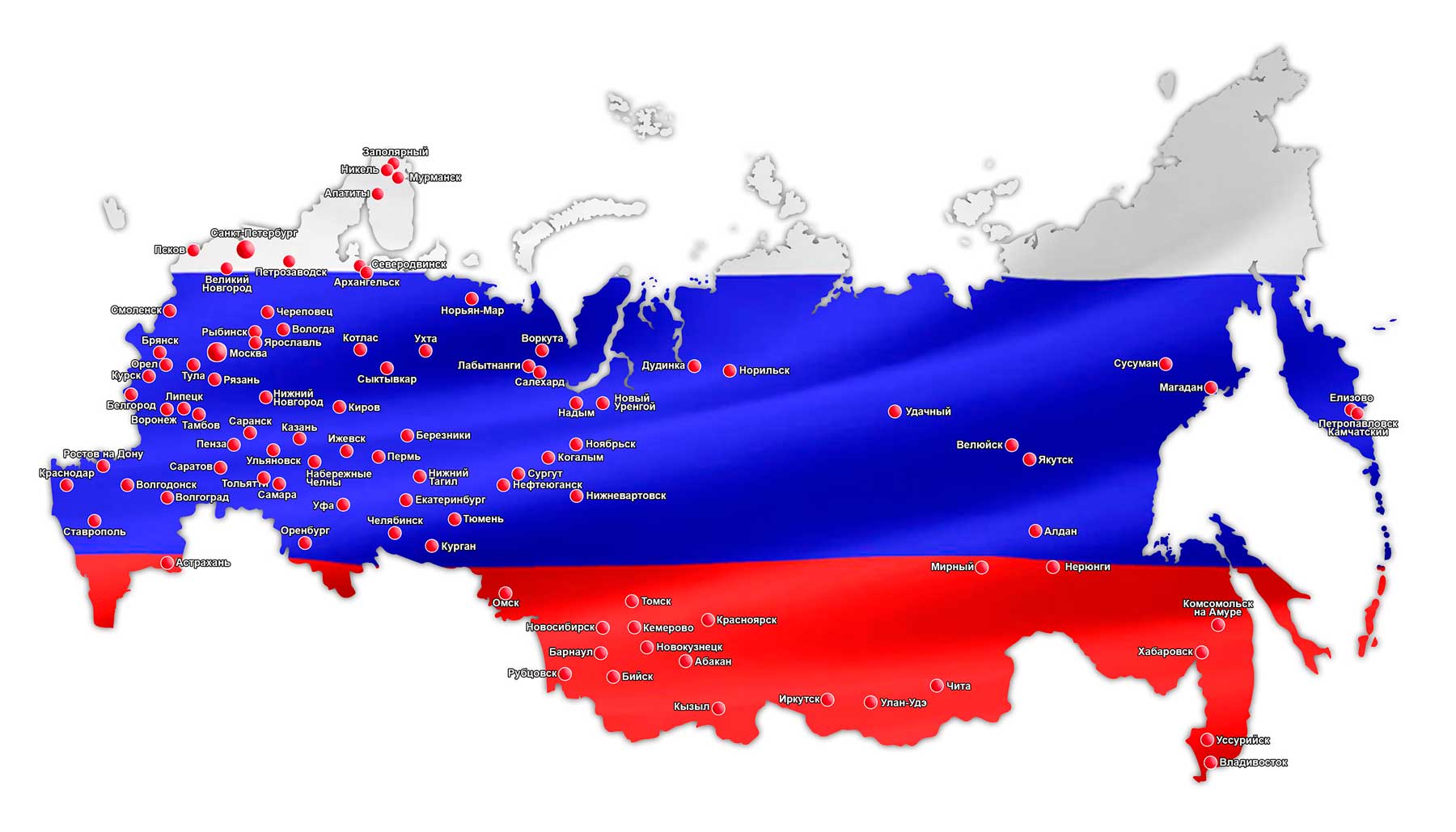 Карта России